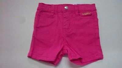 NUEVO CON ETIQUETAS Niñas $25 Bebé Phat Lindo Rosa Brillante Mezcla de Algodón Logo Pantalones Cortos Talla 2T Foto 1 de 2