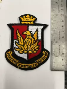 Toppa stemma ricamato Alpha Sigma Alpha 4" VINTAGE RARA SPEDIZIONE GRATUITA V1 - Foto 1 di 1