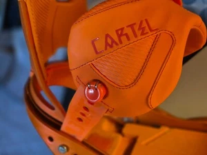 BURTON Cartel attacchi Snowboard taglia M colore Orange - Foto 1 di 16