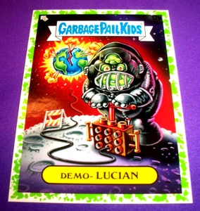 2023 Garbage Pail Kids InterGOOlatic Green Border "DEMO- LUCIAN" #12b Sticker - Picture 1 of 1