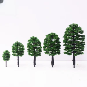 20PC Model Miniatures Trees HO/OO Scale Landscape Forest Plants Railway Scene - Picture 1 of 10