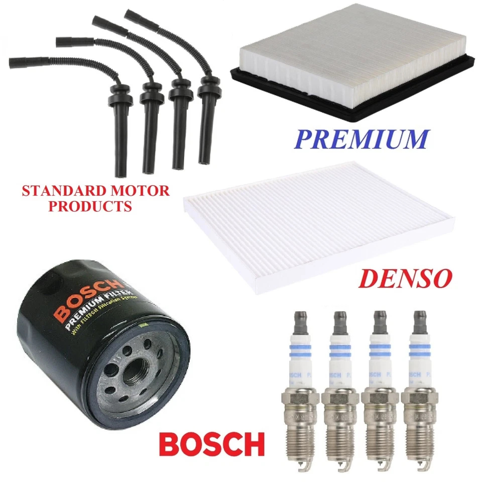 Tune Up Kit Filters Wire Spark Plug For DODGE CARAVAN L4; 2.4L 2004-2007 - Image 1 of 1