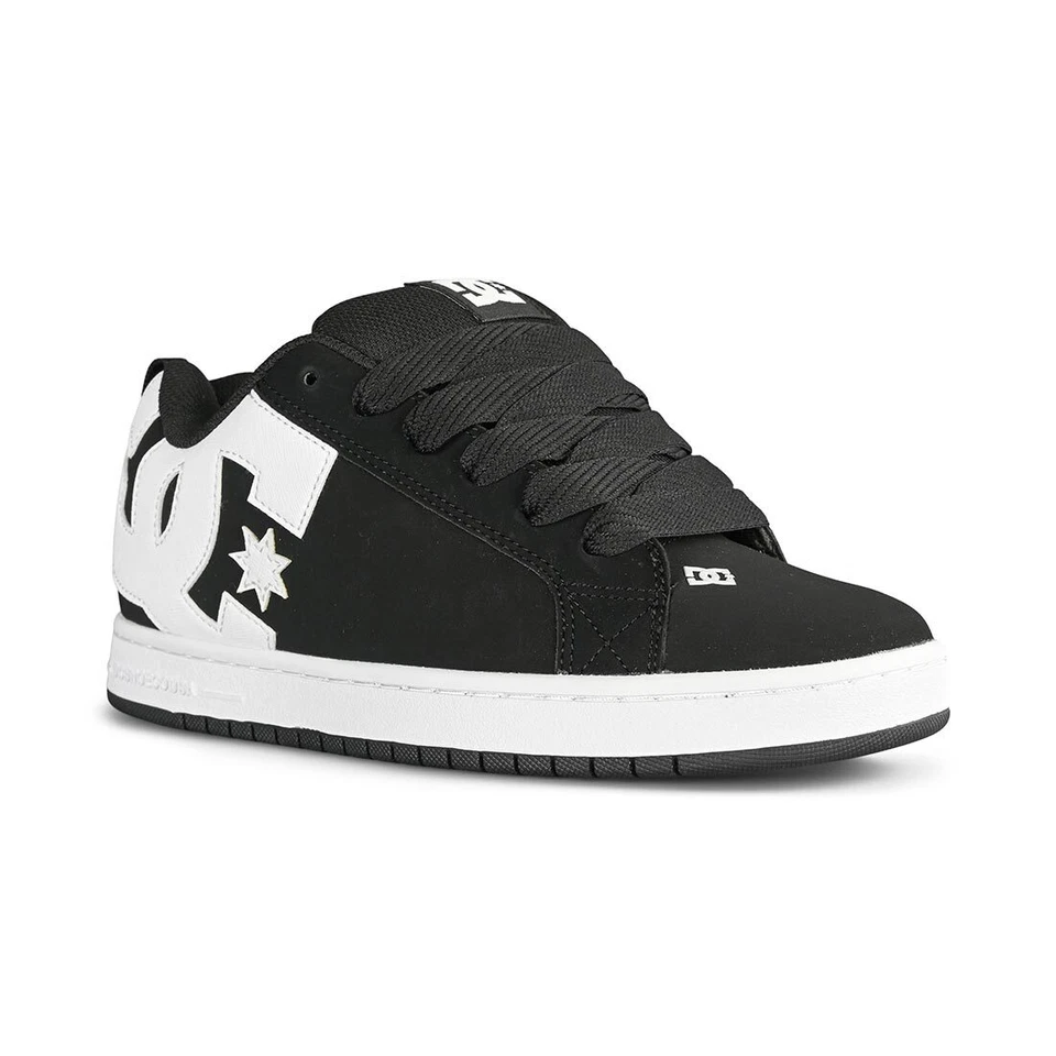 DC Court Graffik Skate Shoes - Black - Image 1 of 1