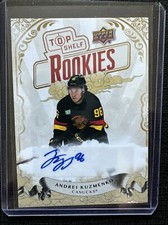2023 Upper Deck National Convention - Andrei Kuzmenko Top Shelf Rookies Auto /75