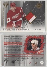 2003 Pacific Private Stock Titanium Hobby Jersey Number /50 Brendan Shanahan HOF