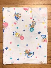 VTG Riegel Teddy Beddy Bear & Friends Star Cloud Balloon Flannel Baby Blanket