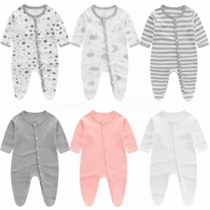Cotton Baby Romper Star Moon Bodysuit 0-12 Months(82) - Picture 1 of 12