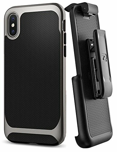 Coldre com clipe de cinto para capa híbrida Spigen Neo - iPhone X / XS (SEM CAPA) encapsulado - Imagem 1 de 4