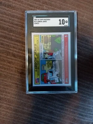 2003-2004 TOPPS BAZOOKA BASKETBALL Lebron James RC SGC 10 + Comics  CS #’s 1-24 - image 1 of 4