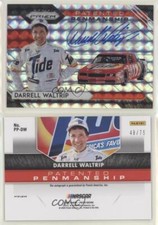 2020 Panini Prizm Patented Penmanship Silver Mosaic /75 Darrell Waltrip Auto HOF