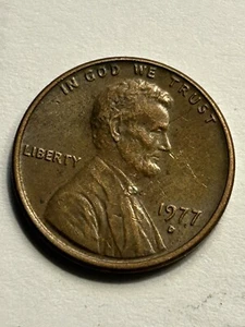 1977 D Lincoln Memorial Penny Mint Error (#404) - Picture 1 of 2