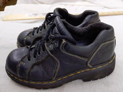 De Colección Inglaterra Dr Martens Reino Unido 7 Mujeres 9 Hombres 7.5 Negro Oxford Zapatos Botas 9351 Foto 1 de 4