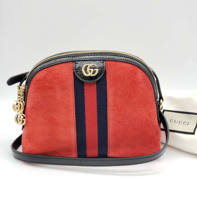 GUCCI Bolsa de ombro redonda feminina Ophidia GG Flora