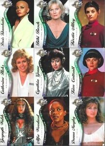 STAR TREK CINEMA 2000    FEMALE GUEST STARS   Complete Trading Card Chase Set - Bild 1 von 1