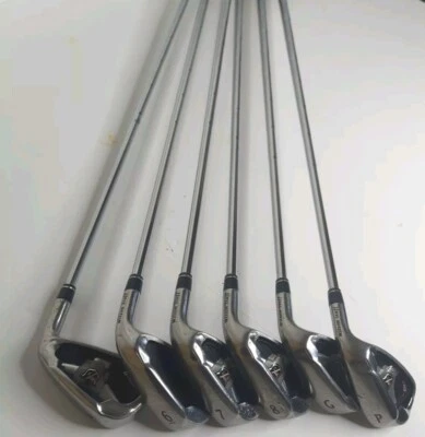 Wilson Staff Di11 Iron Set 4, 6, 7, 8, PW+GW RH Mens Uniflex Steel Shaft Nice!  - Image 1 of 4