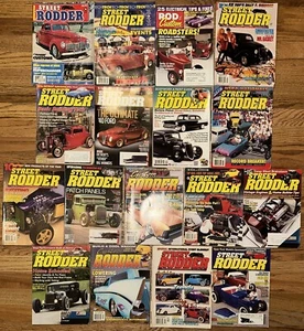 STREET RODDER CUSTOM RODDER MAGAZINE LOT OF 17 ISSUES CLASSIC CARS STREET RODS - Picture 1 of 3