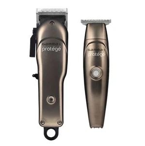 GAMMA+ Protege Cordless Clipper and Trimmer Combo Set, Barbers, Micro USB, Fade - Picture 1 of 7