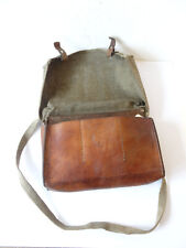 Modell 1914 Schweizer Armee SCHMIDT Rubingewehr MUNITIONSTASCHE Leder Canvas Tasche 1915