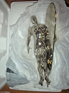 Silver Surfer CHROME Full Sized OPEN HAND Statue Bowen Brand New Fantastic Four! - Picture 1 of 8
