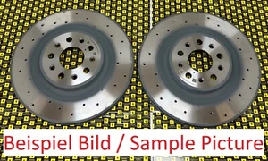 Orig. Ferrari 550 Rear Brake Disc Pair Paar Bremsscheiben hinten 184653 179800 - Picture 1 of 2