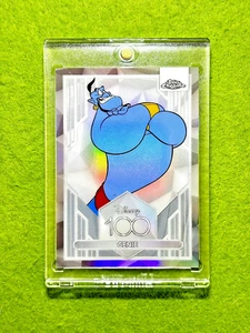 GENIE from ALADDIN Disney 100 REFRACTOR Card SP 2023 Topps Chrome DISNEY LORCANA - Picture 1 of 24