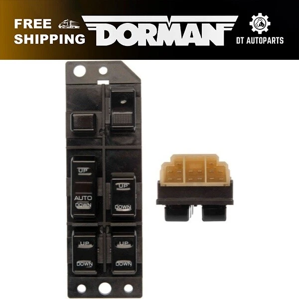 Interruptor de ventana de puerta delantero izquierdo Nissan Pathfinder Dorman 1990-1995 1991 1992 Foto 1 de 4
