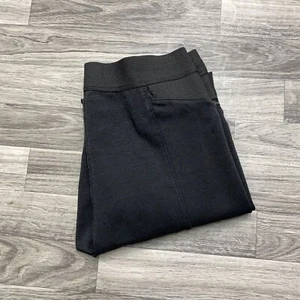 HOLLISTER Stretch Waist Mid Rise Black Casual Leggings Women's Size Medium - Picture 1 of 12