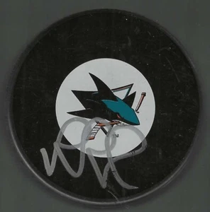 Rob Blake Signed San Jose Sharks Puck - Picture 1 of 1