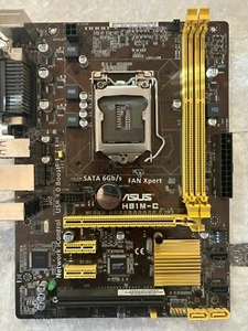 Asus H81M-C MicroATX Motherboard Intel LGA1150 - Afbeelding 1 van 3