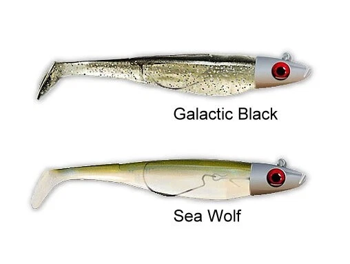 Delalande SWAT SHAD 9cm, montiert, Wolfsbarsch, Barsch, Zander, Forelle, Hecht - Bild 1 von 1