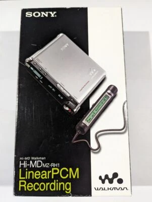 SONY MZ-RH1 MiniDisc Walkman HI-MD Recorder Player JAPAN - Image 1 of 4
