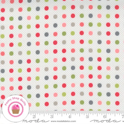 Moda BEAUTIFUL DAY 29137 11 Multi Polka Dots COREY YODER Quilt Fabric - Image 1 of 4