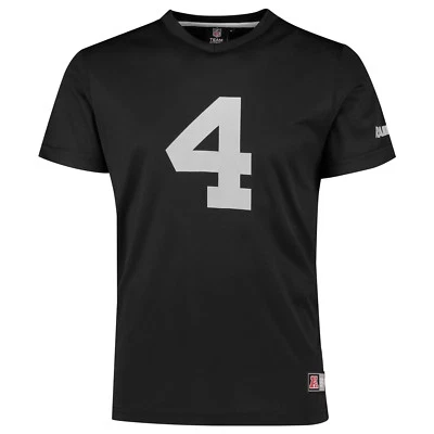 NFL Oakland Raiders Derek Carr 4 Trikot Jersey Shirt Polymesh Football schwarz