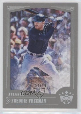 2018 Panini Diamond Kings SP Gray Frame /99 Freddie Freeman #143 - Image 1 of 2