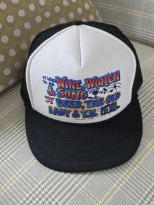 🫣 Vintage Truckermütze 80er Jahre Humorvoll Snapback ~ UNGETRAGEN!! - Bild 1 von 11