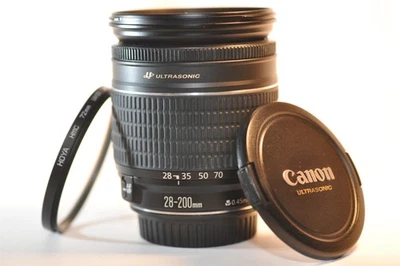 Canon EF 28-200mm f/3.5-5.6 USM FX lens for EOS 650 Elan A2 90D 80D 5D 6D T8 T7 - Image 1 of 4