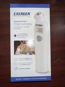 Exergen Temporal Scan Forehead Artery Baby Thermometer Scanner TAT-2000C Wht NEW - Picture 1 of 2