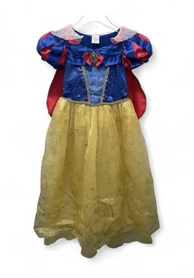 Disney Store Snow White Princess Dress Girls 7/8 Costume Gown Halloween Cosplay - Image 1 of 4
