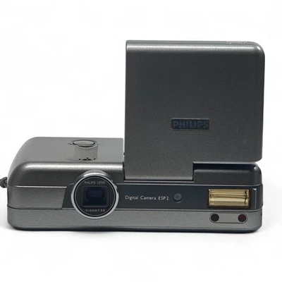 Philips ESP 2 1997 0.35MP Retro Digital Camera + Box Accessories RARE - Image 1 of 4