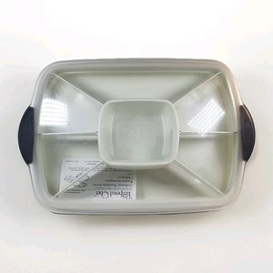 PAMPERED CHEF 2781 Chillzane Veggie Tray With Divider - Without Cold Egg Tray - Picture 1 of 8