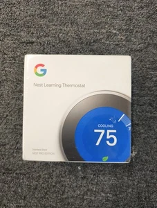 Nest Termostato Programmabile 3a Generazione T3008US - Acciaio Inox, Nuovo, C2 - Foto 1 di 3