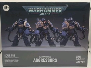 Warhammer 40K Ultramarines Aggressors 1/18 Scale Figure Set Joy toy jt2184 - Picture 1 of 6