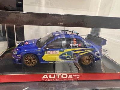 1/18 AUTOART 2005 Subaru Impreza Wrc Rally Monte-Carlo New Still Strapped RARE - Image 1 of 4