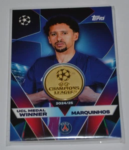 Topps Match Attax 2025/26 Marquinhos Ucl Medal Winner Card - Picture 1 of 2