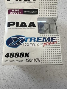 PIAA 9007 (HB5) Xtreme White Plus Twin Pack Halogen Bulbs Part # 19617 - Picture 1 of 2