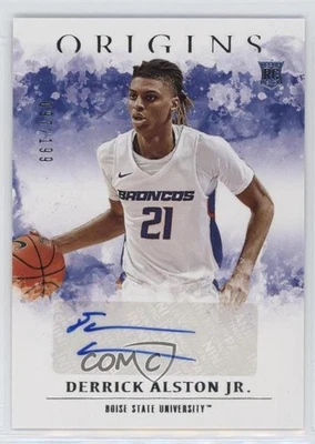 2021-22 Panini Chronicles Draft Picks Origins Rookie /199 Derrick Alston Jr Auto - Image 1 of 2