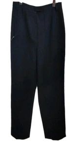 Pantalón Jaegar Azul Marino 100% Lana Nueva Pura, Pantalón Inteligente. Reino Unido Talla 10 - Imagen 1 de 5