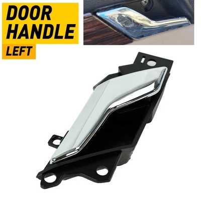 Manija interior de la puerta del conductor izquierdo cromada se adapta a Saturn Vue para 2008 2009 2010 Foto 1 de 4