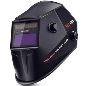 Schweißhelm automatische Verdunkelung, 3,66"x1,69" Sichtschirm True Color Schweißen... - Bild 1 von 7