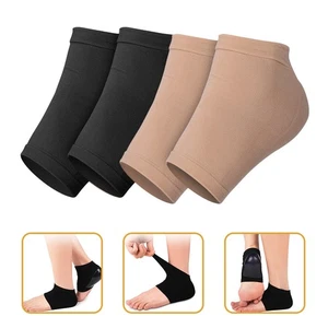 2 Pairs of Replaceable Heel Protectors Portable Heel Braces Comfortable Sleeves - Picture 1 of 12